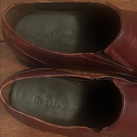 Cole Haan Burgundy Leather Loafers main image 8